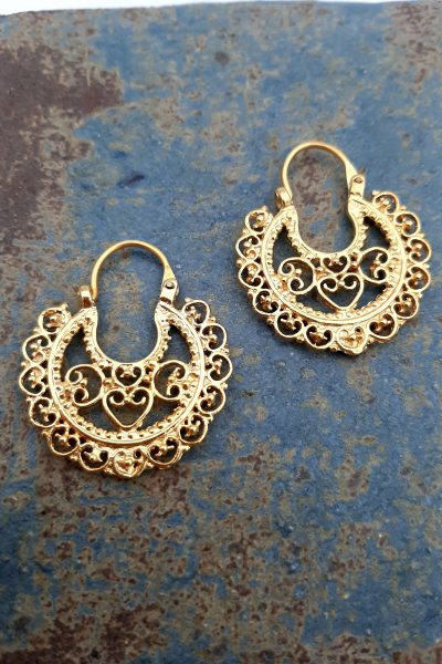 Pendientes Herradura nº4 Aro baño de Oro