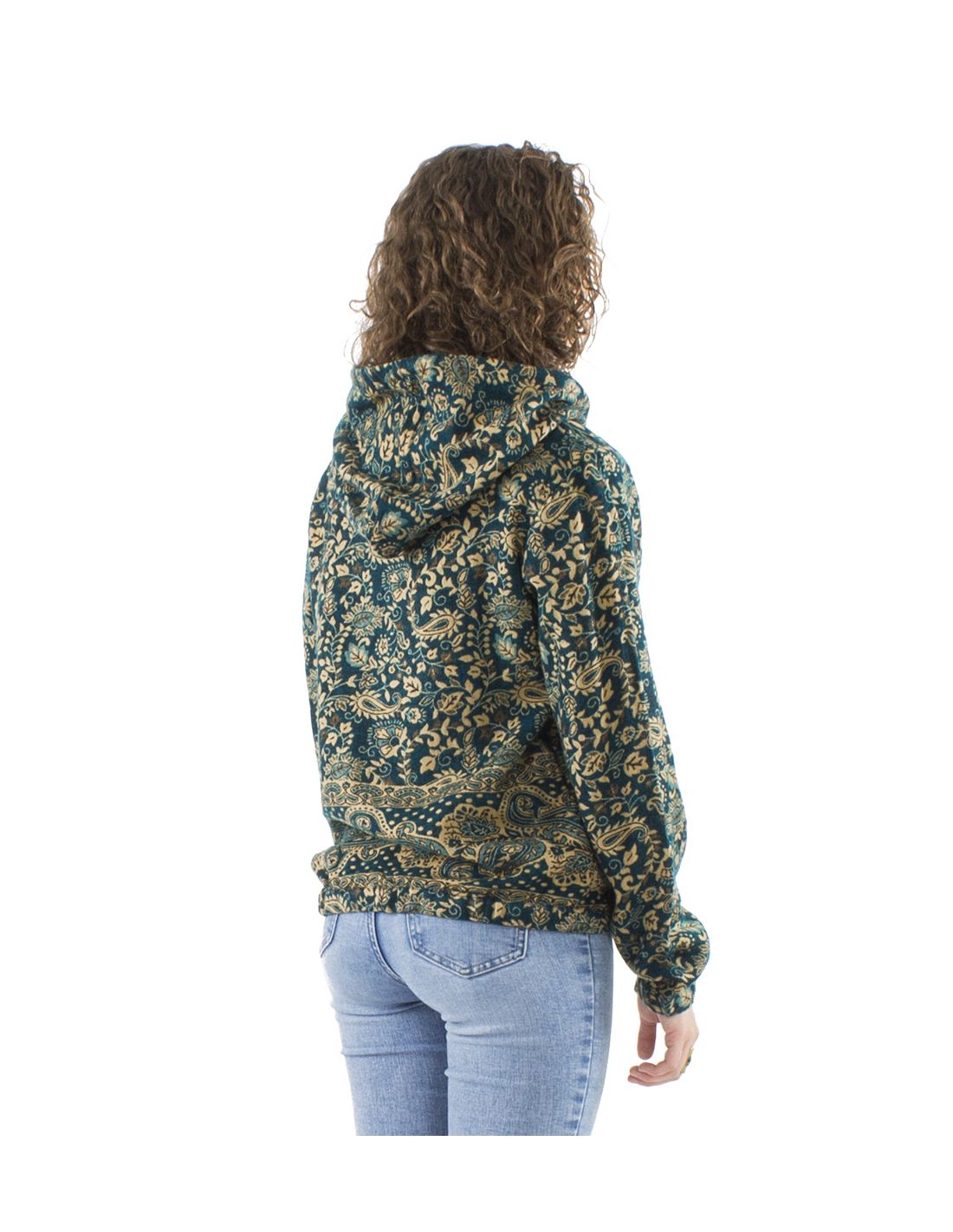 Chaqueta cremallera tapiz roja - Imagen 4