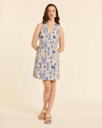 Vestido azul Marrakech Pepaloves - Imagen 5