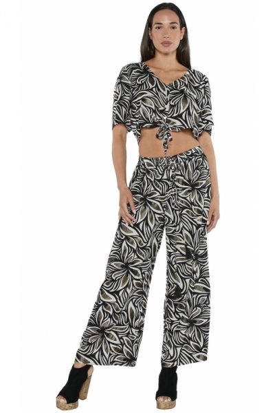 Pantalón selva destellos dorados Babadesign