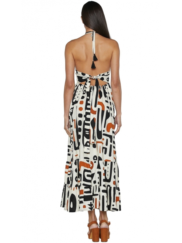 Vestido largo origen art Babadesign - Imagen 2