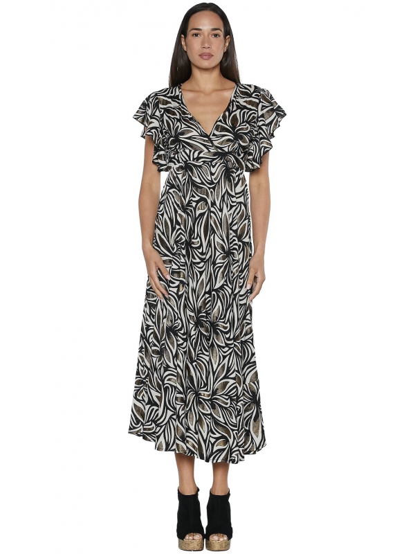 Vestido selva destello dorado babadesign