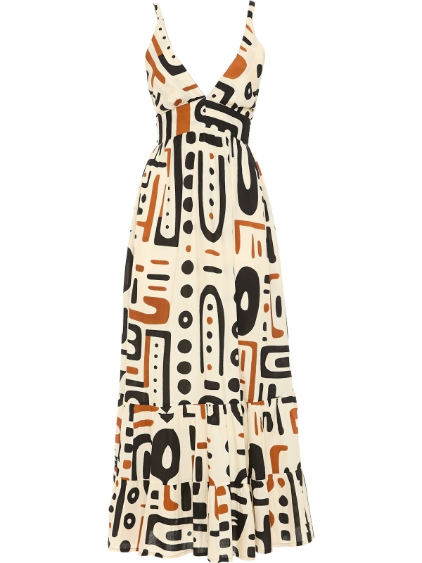 Vestido largo origen art Babadesign - Imagen 3