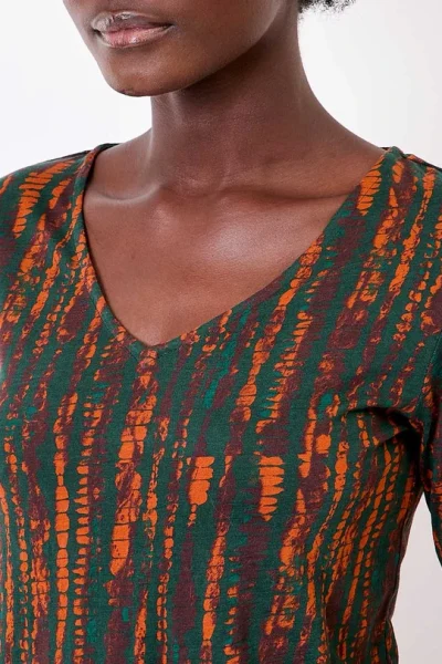 Camisa Vanpur verde Algodón Bio La Fiancée