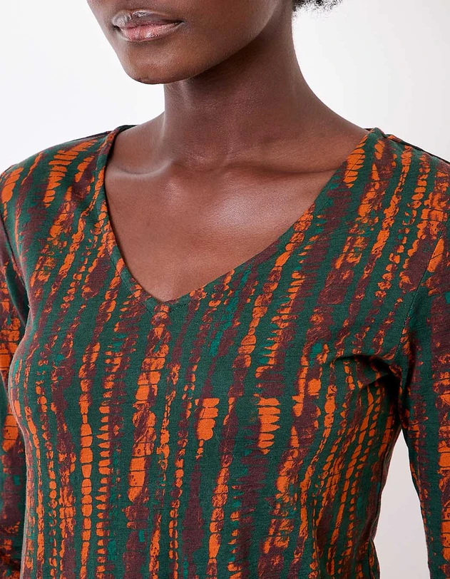 Camisa Vanpur verde Algodón Bio La Fiancée