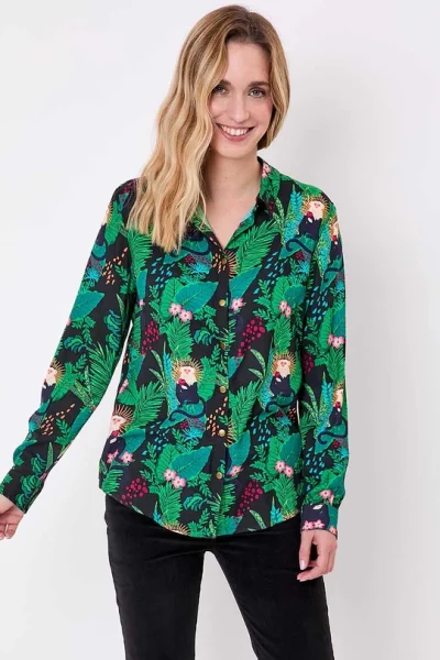 Blusa abotonada fluida Feby EcoVero La fiancée