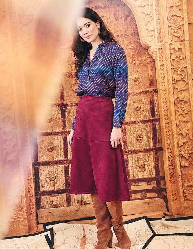 Blusa abotonada Atrolia EcoVero La fiancée - Imagen 2