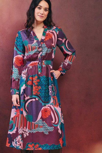 Vestido brique EcoVero La fiancée